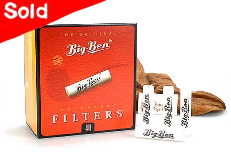 Big Ben Aktivkohlefilter 9mm (40 Filter)